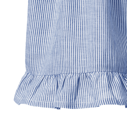 Gala Dress - Blue Stripe
