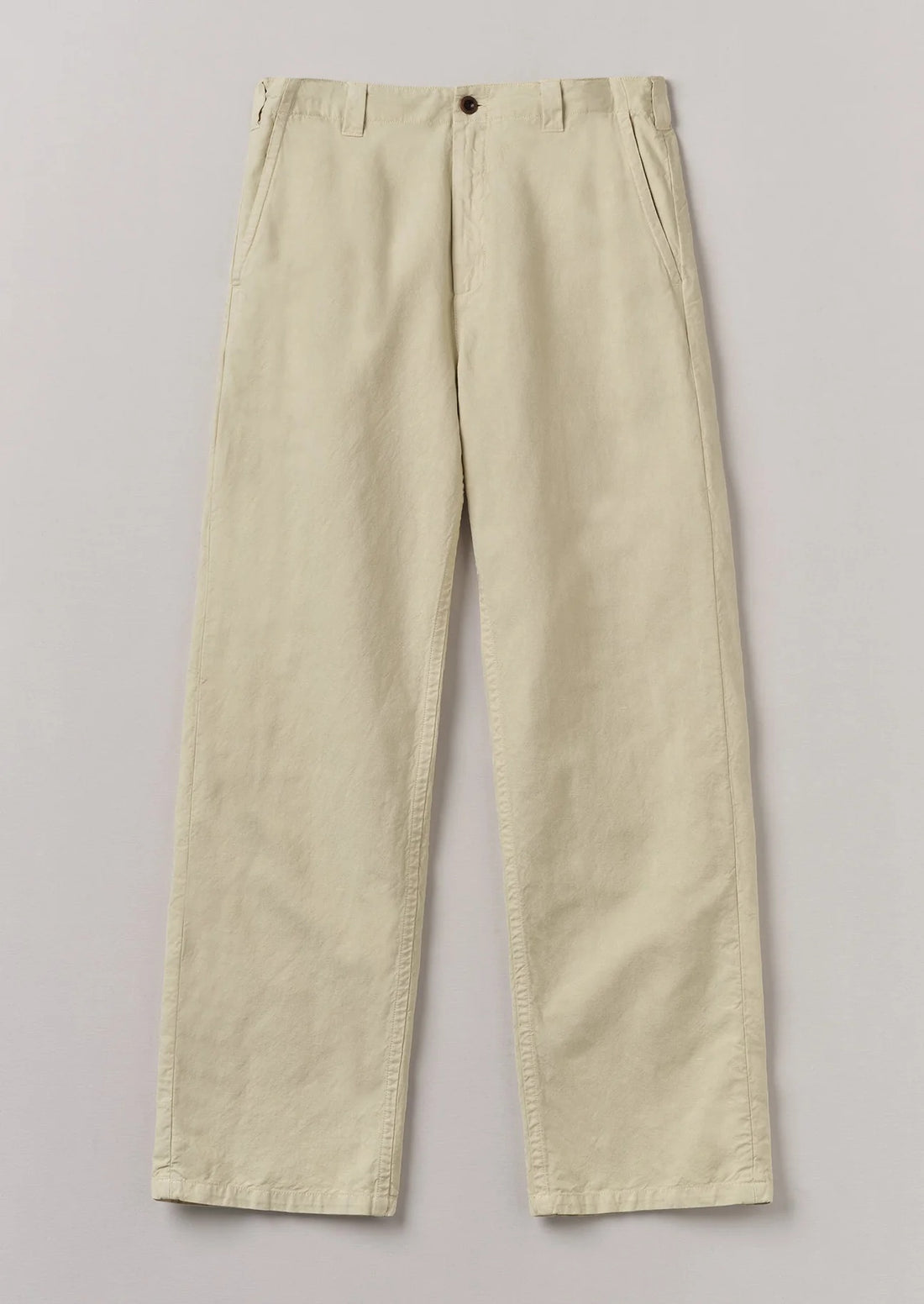 Rory Cotton Linen Drawstring Pants Wood Ash