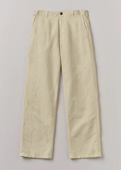Rory Cotton Linen Drawstring Pants Wood Ash