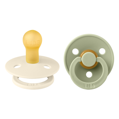 Bibs Pacifier 2 Pack - Ivory/Sage