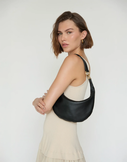 The Micro Ring Bag Black/ Gold