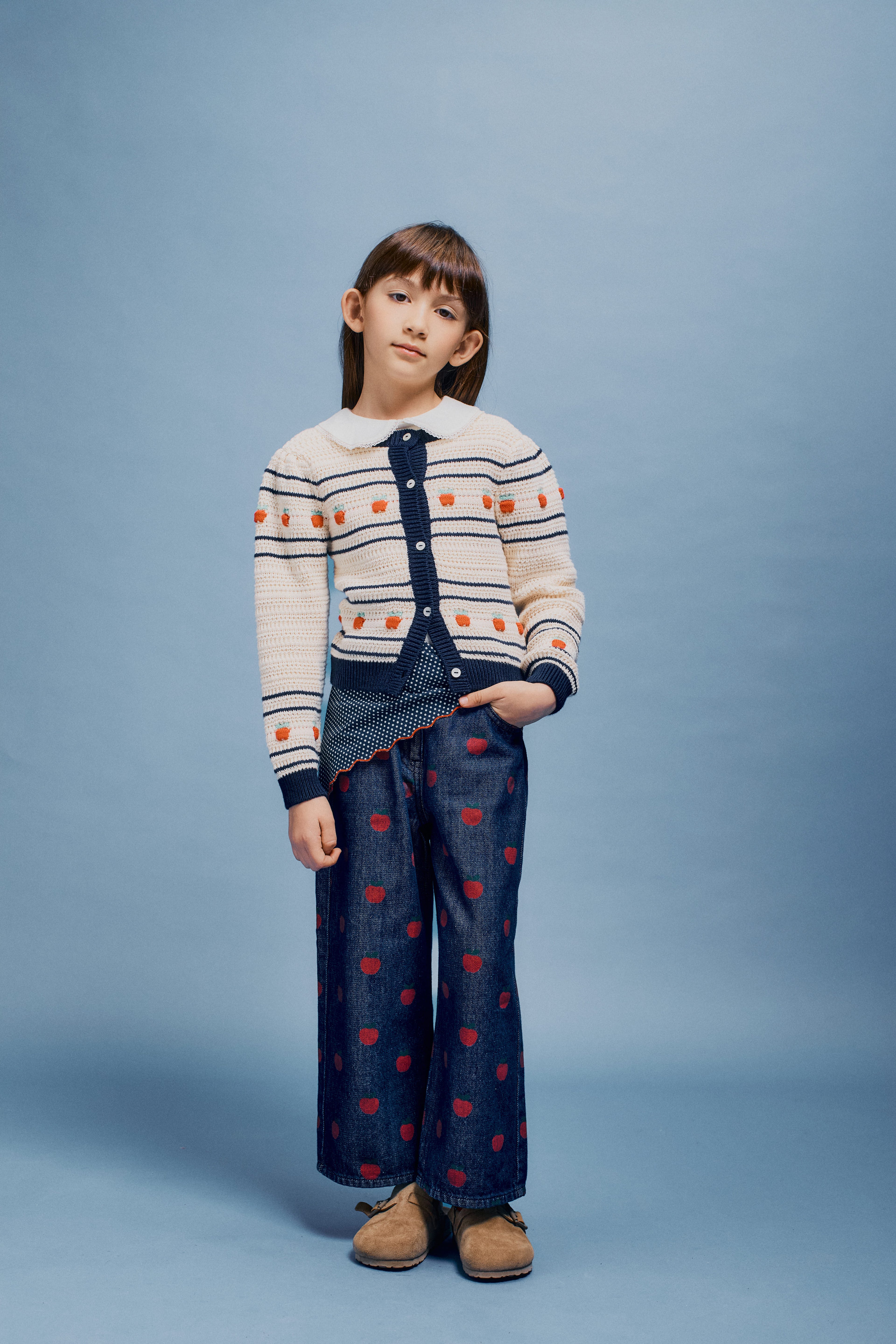Daisy Cardigan - Fall Apple Knit