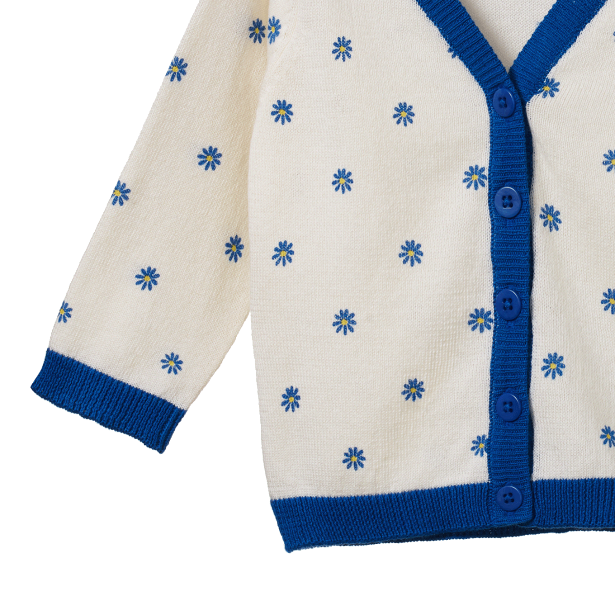 Light Cotton Knit Baby Cardigan