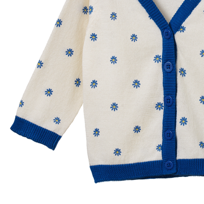 Light Cotton Knit Baby Cardigan