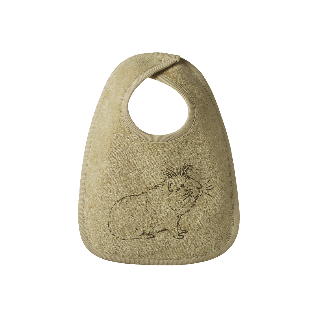 Reversible Bib Guinea Pig Gala Print