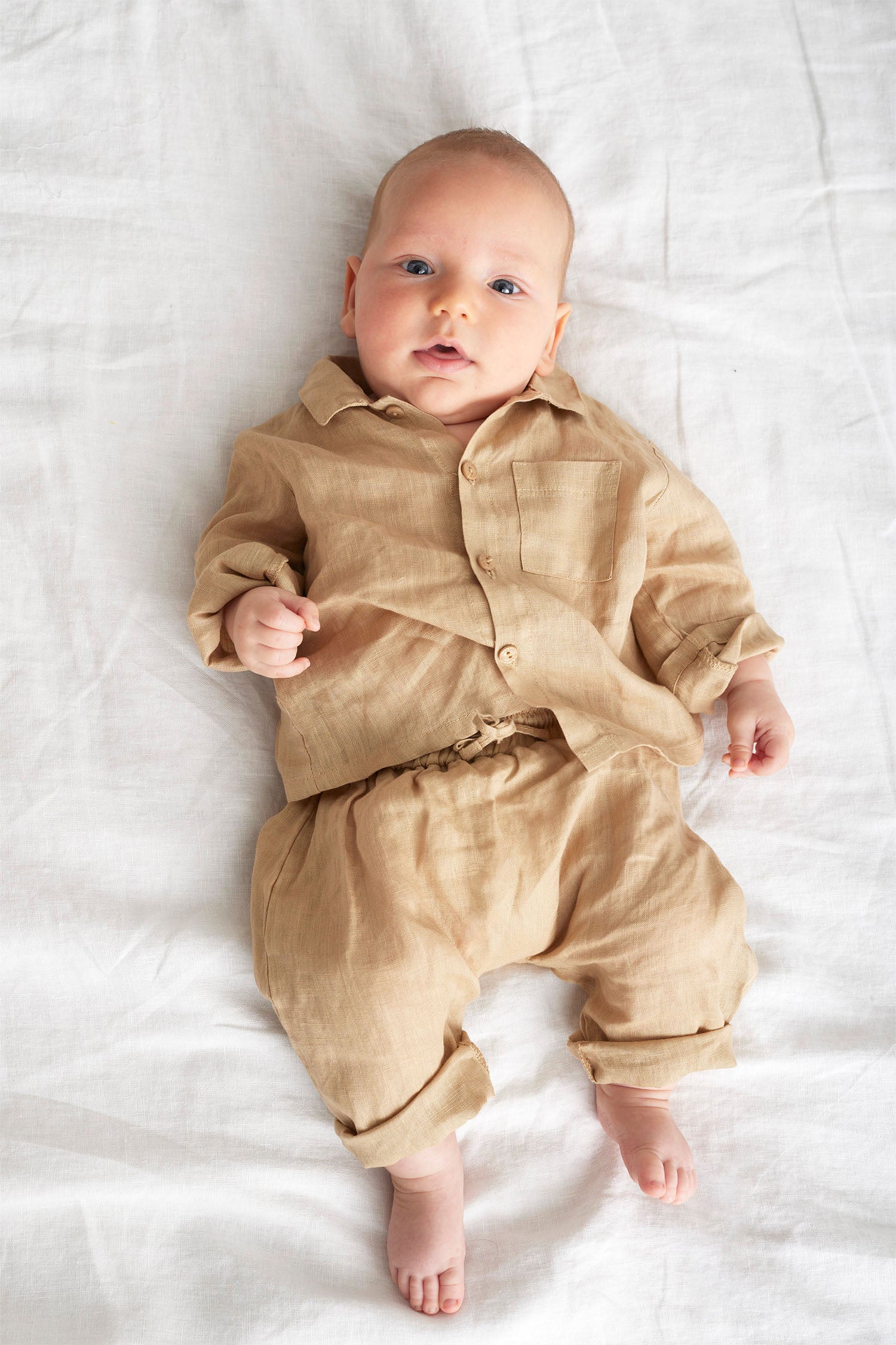 Linen Baby Set