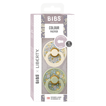 Bibs Pacifier x Liberty 2 Pack Eloise - Sage Mix