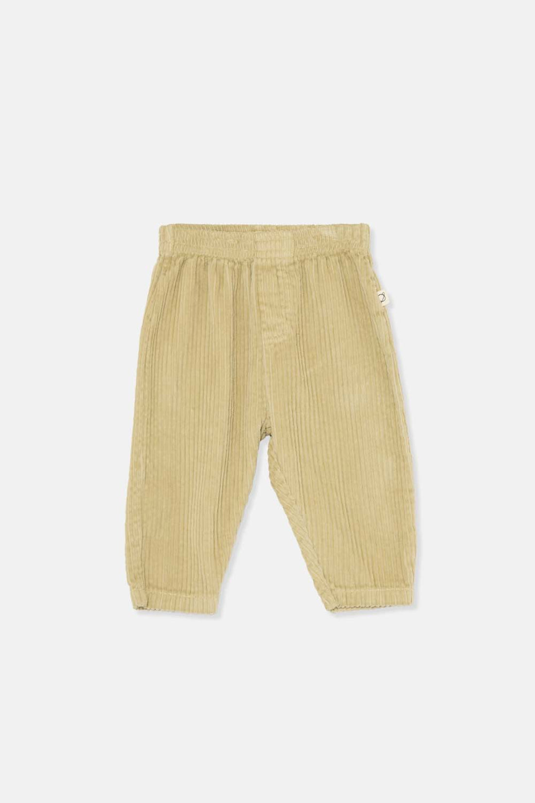 Organic Corduroy Baby Pants Soft Green