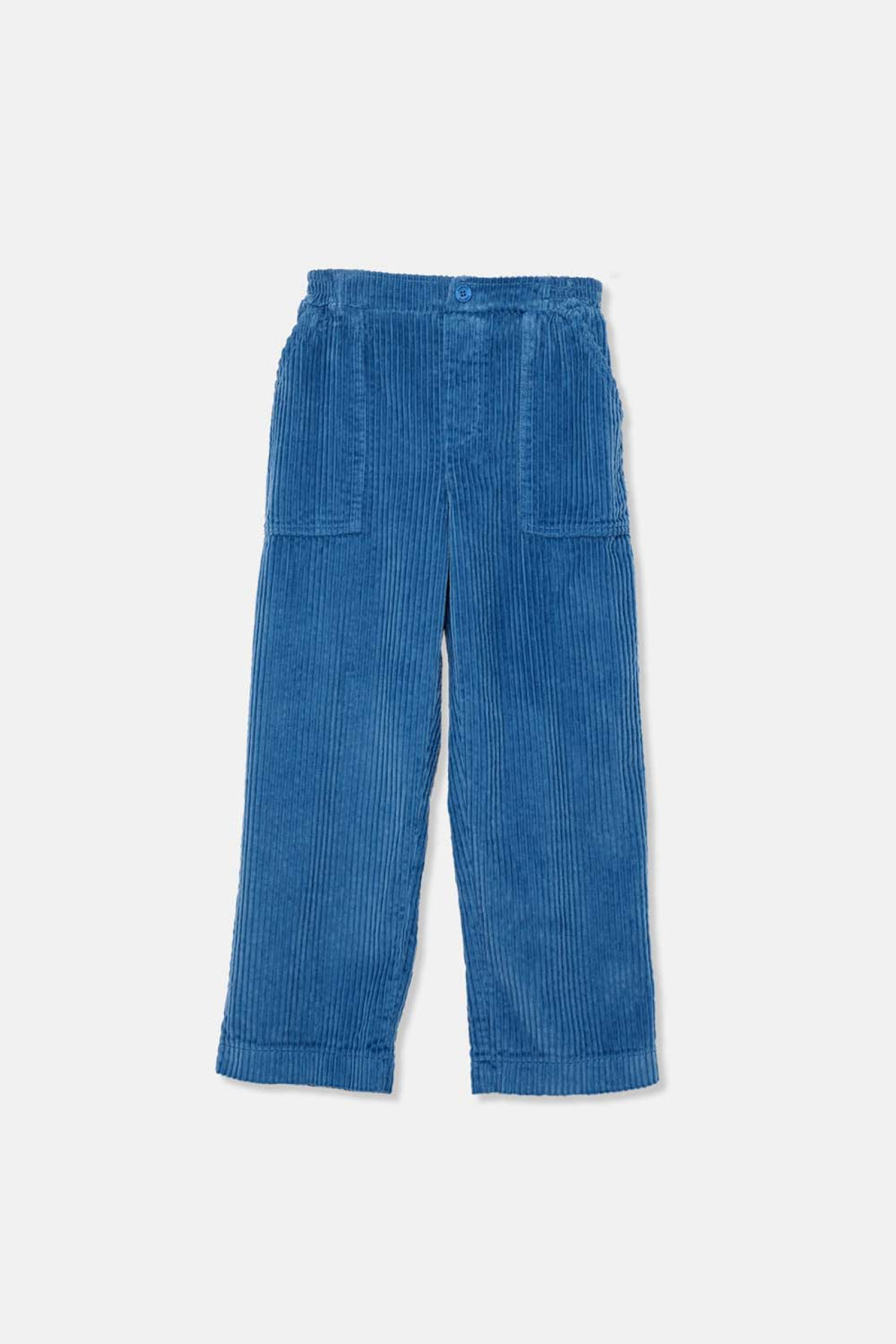 Organic Corduroy Pants Blue