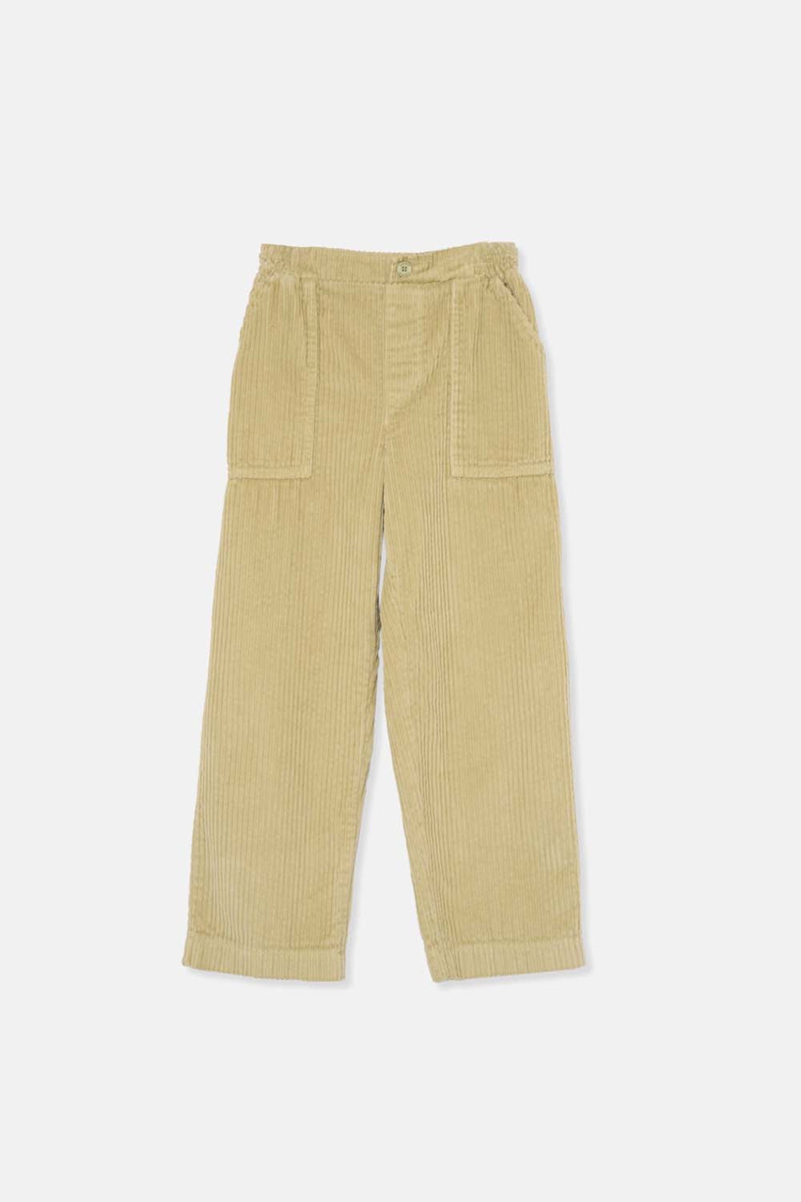 Organic Corduroy Pants Soft Green