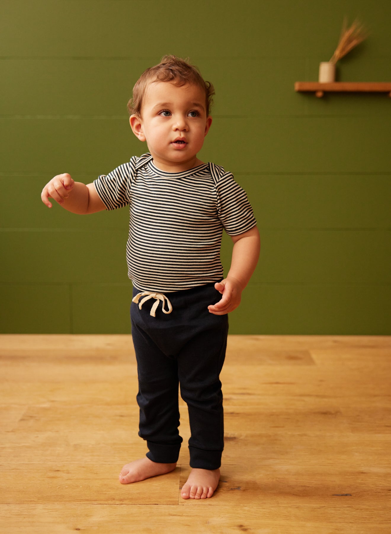 Drawstring Pants - Navy