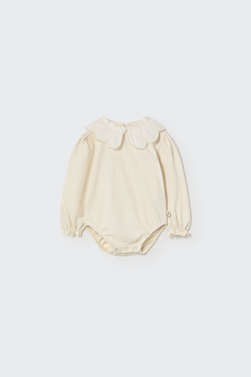 Soft Warm Jersey Baby Bodysuit White