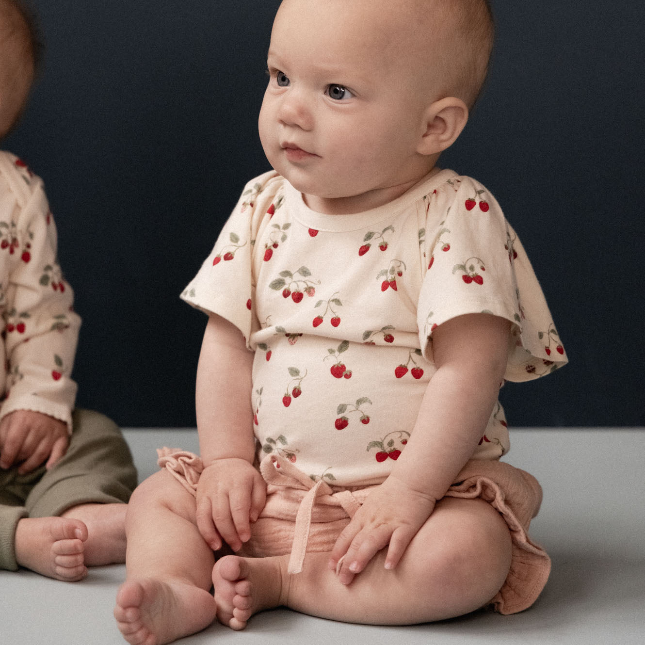 Faye Bodysuit - Strawberry Blush Print