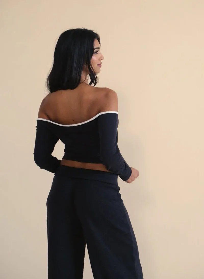 Nicole Top Charcoal