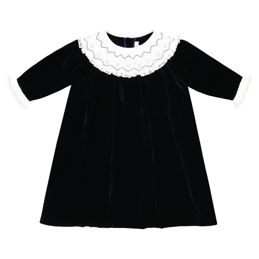 Celeste Navy Bishop Baby Dress