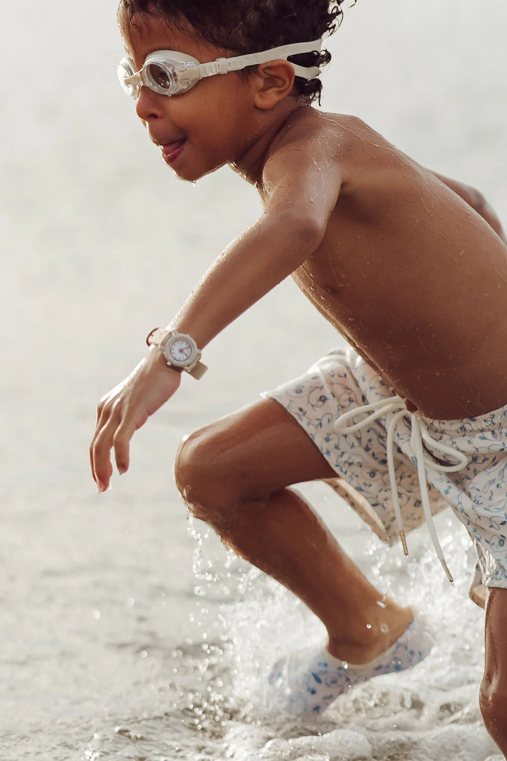 Anti UV + Fog Swim Goggles - Sand