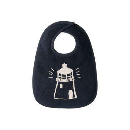 Reversible Bib Lighthouse Print