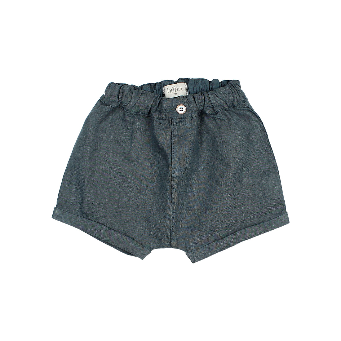 Baby Linen Shorts Blue Teal