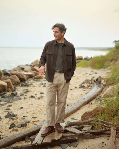 Jac Sweater Shirt - Bark Lines