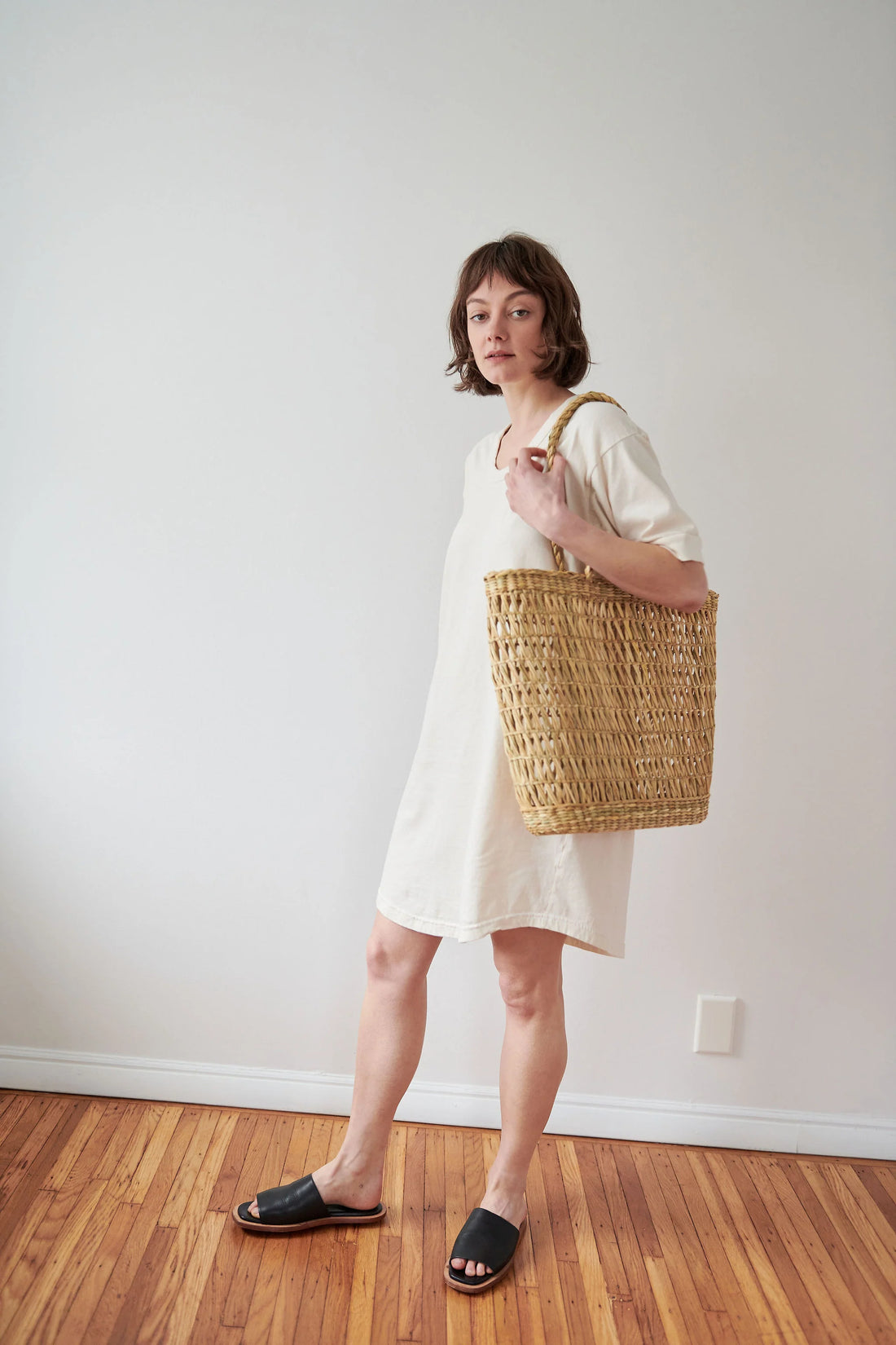 Hand Woven Tote : Natural