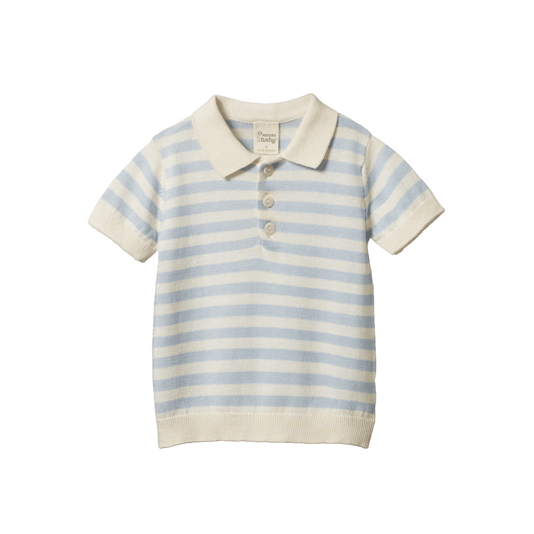 Stevie Polo - Zen Blue Bold Stripe