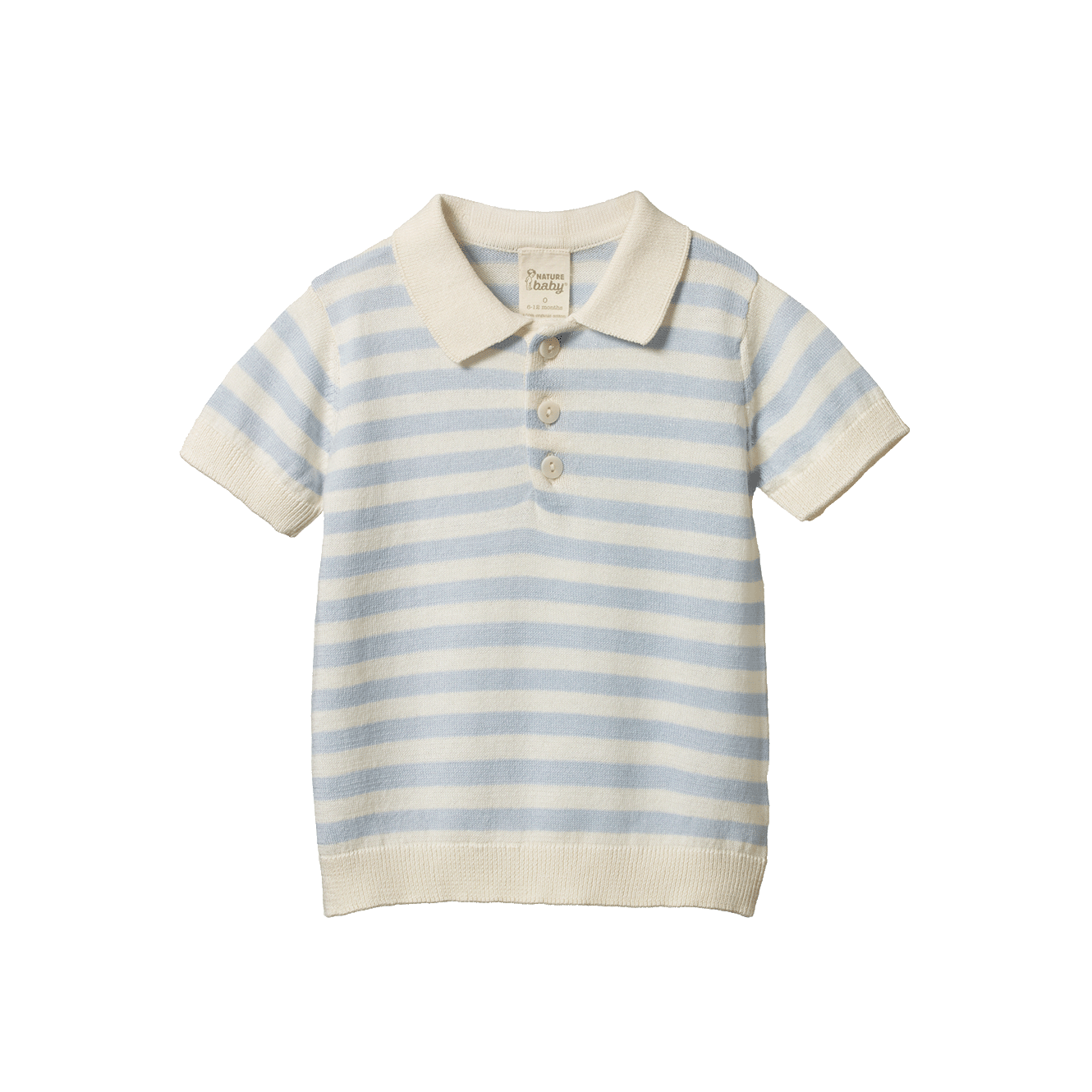 Stevie Polo - Zen Blue Bold Stripe