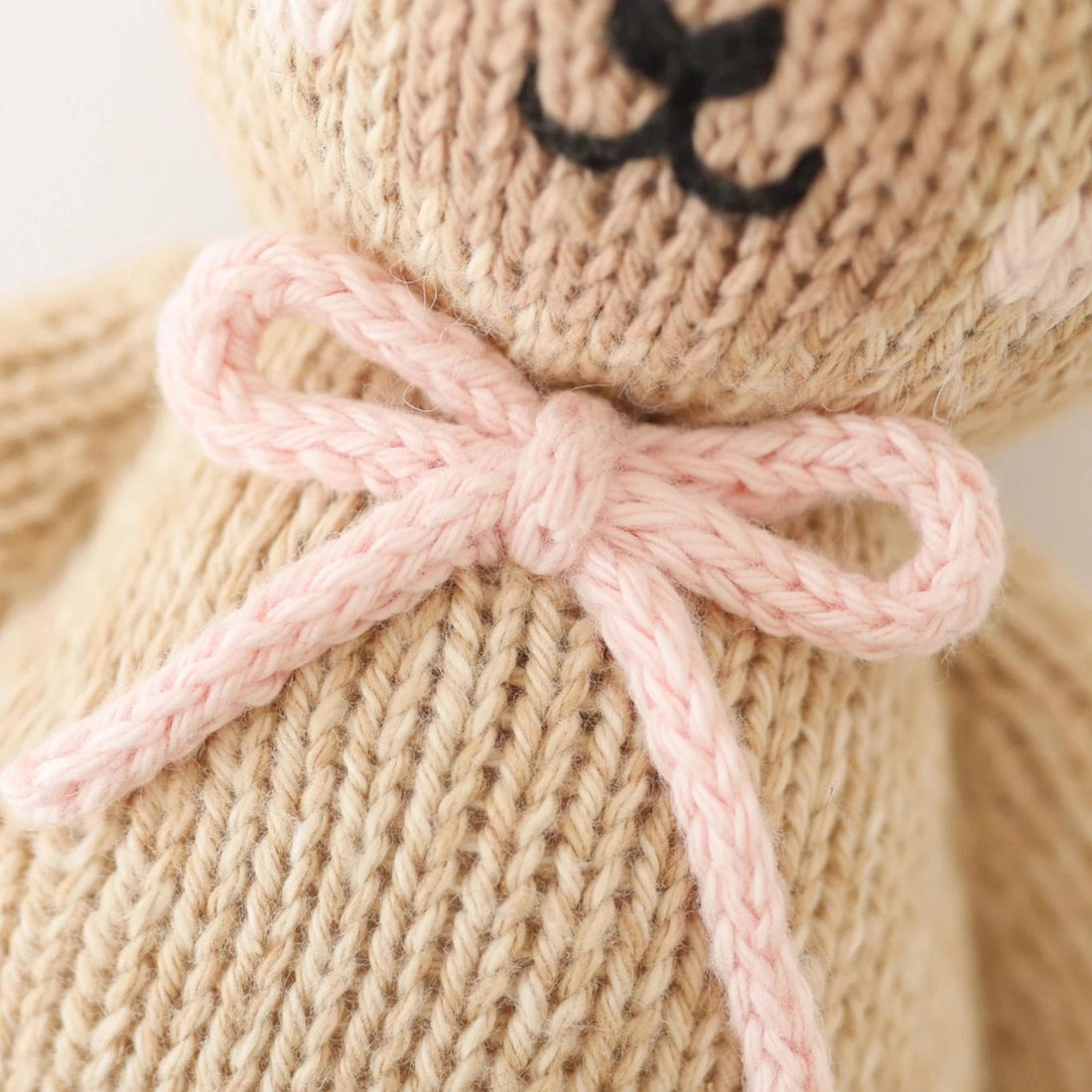 Baby Honey Bear - Blush Bow
