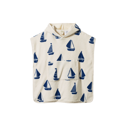 Poncho Towel - Regatta Print Terry