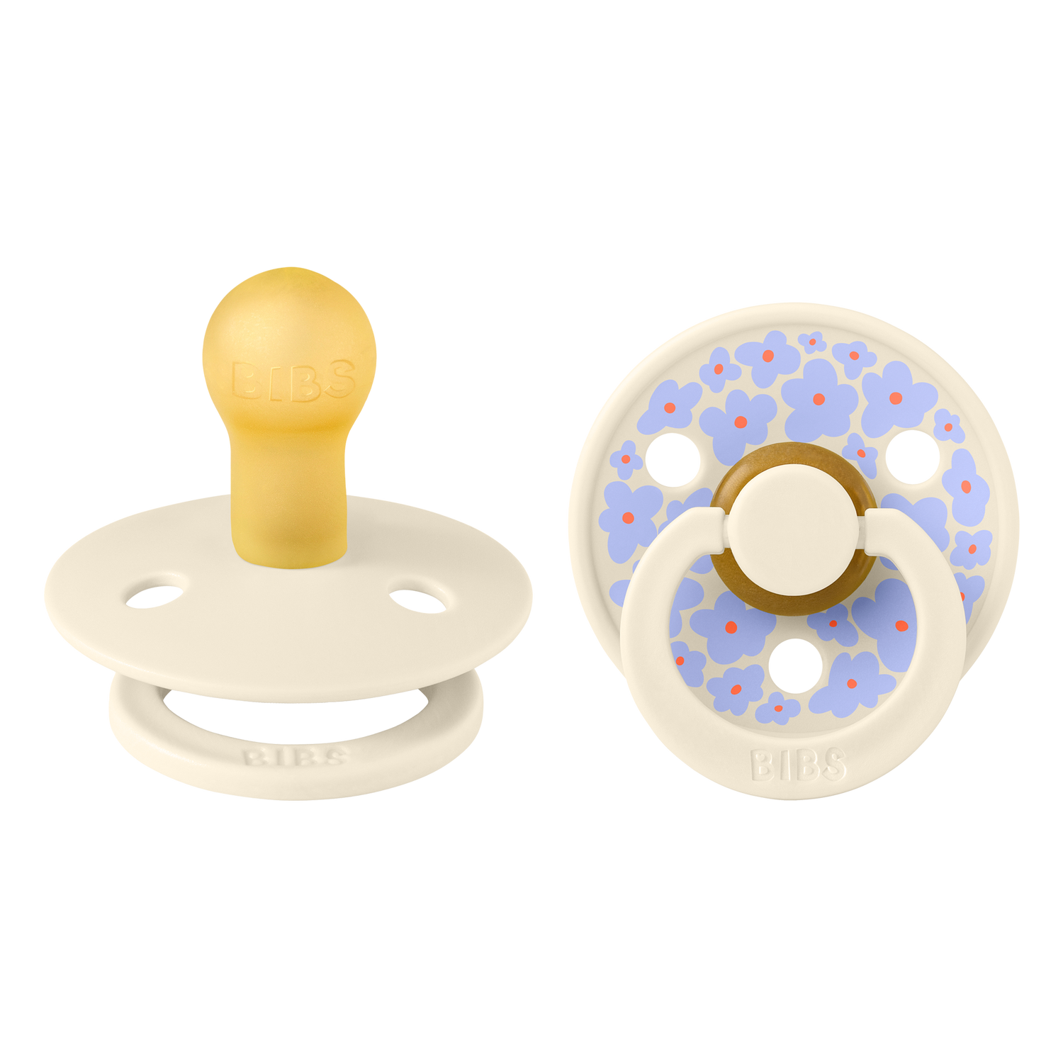 Bibs Pacifier 2 Pack - Ivory Mix