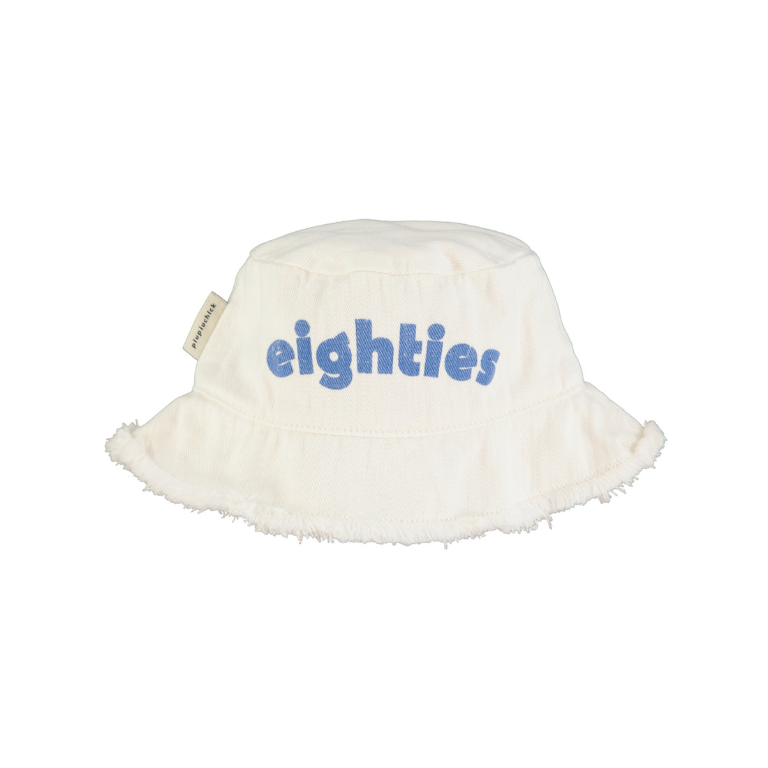 Hat | White w/ &quot;eighties&quot; Print