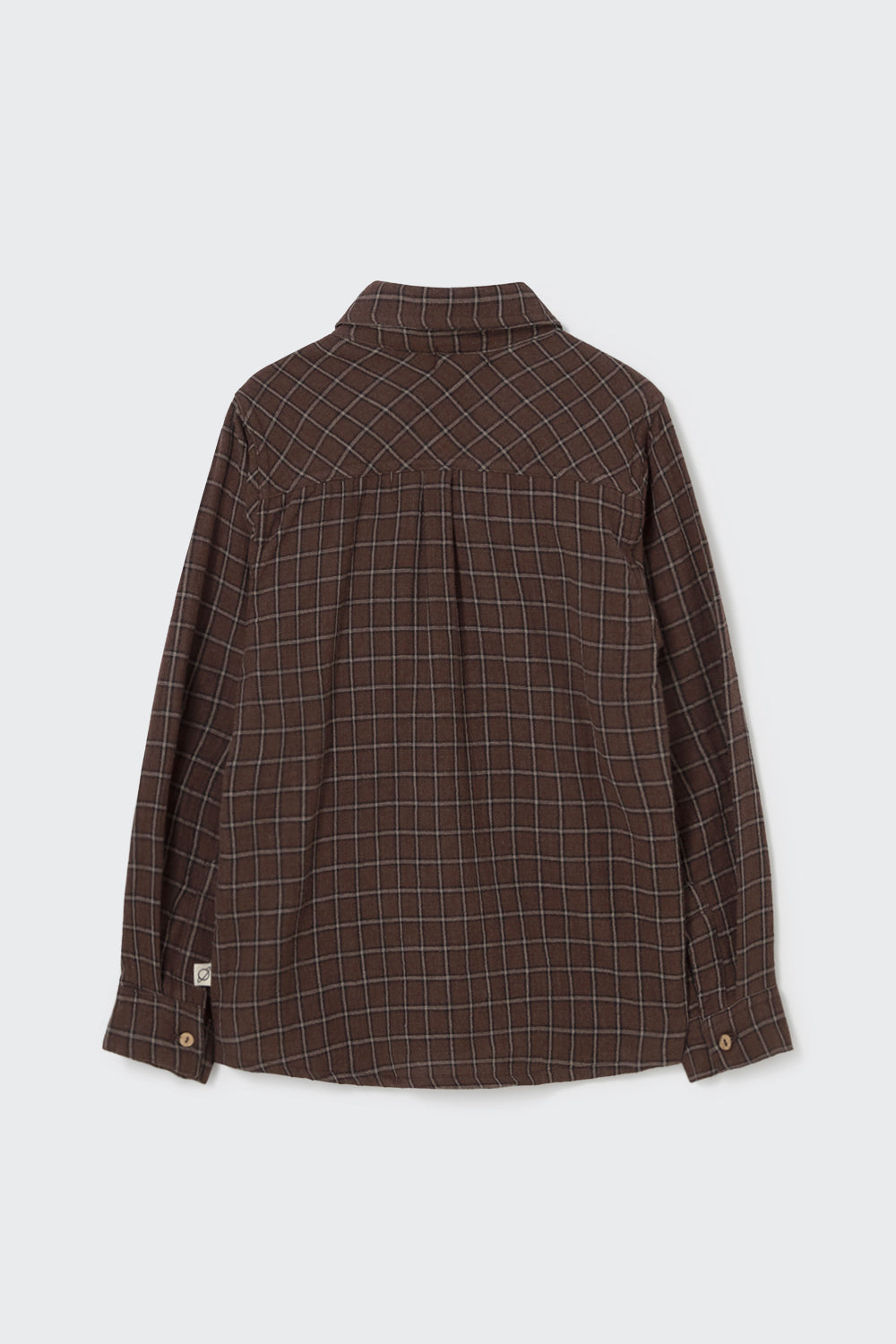 Plaid Check Shirt - Brown