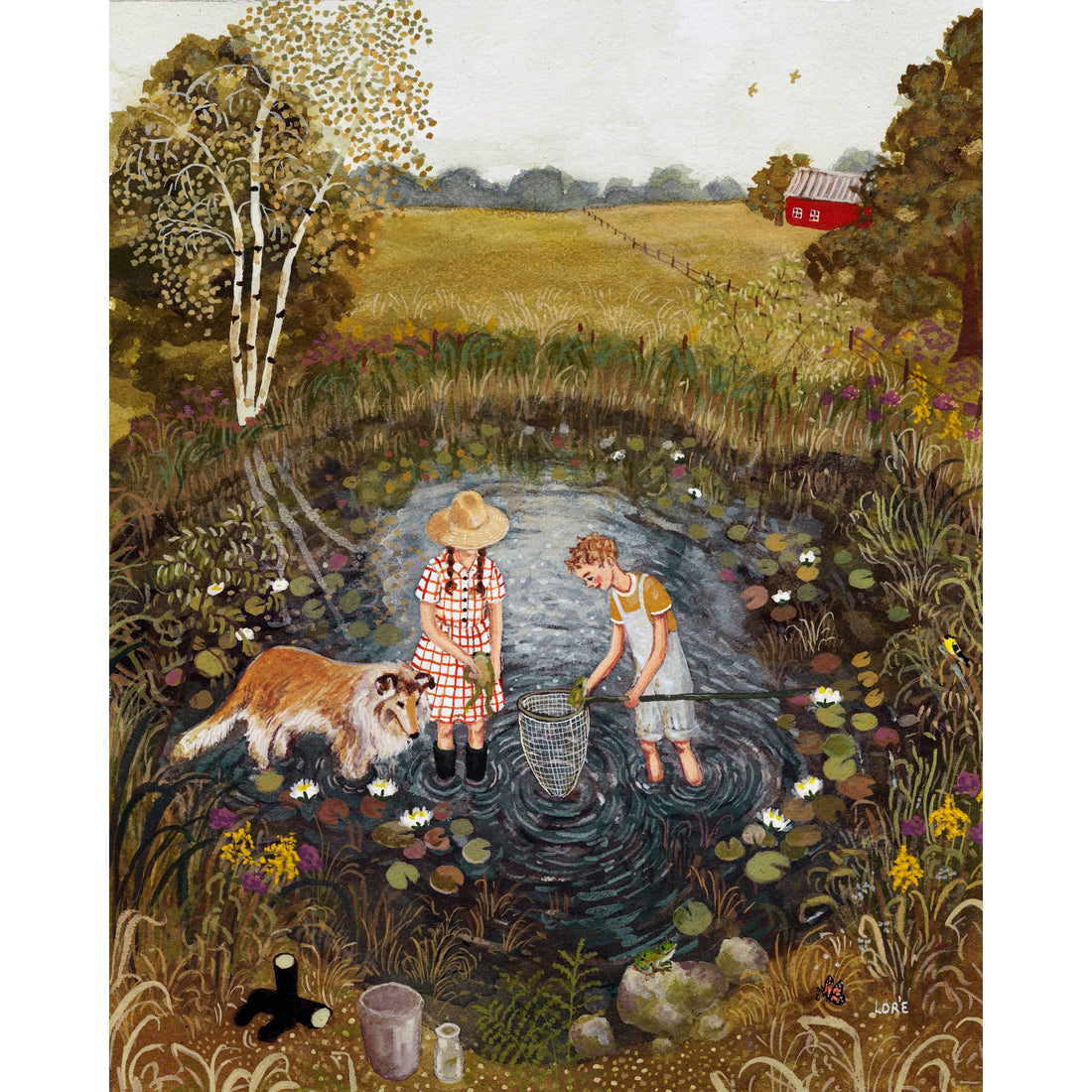 Dog Days Art Print