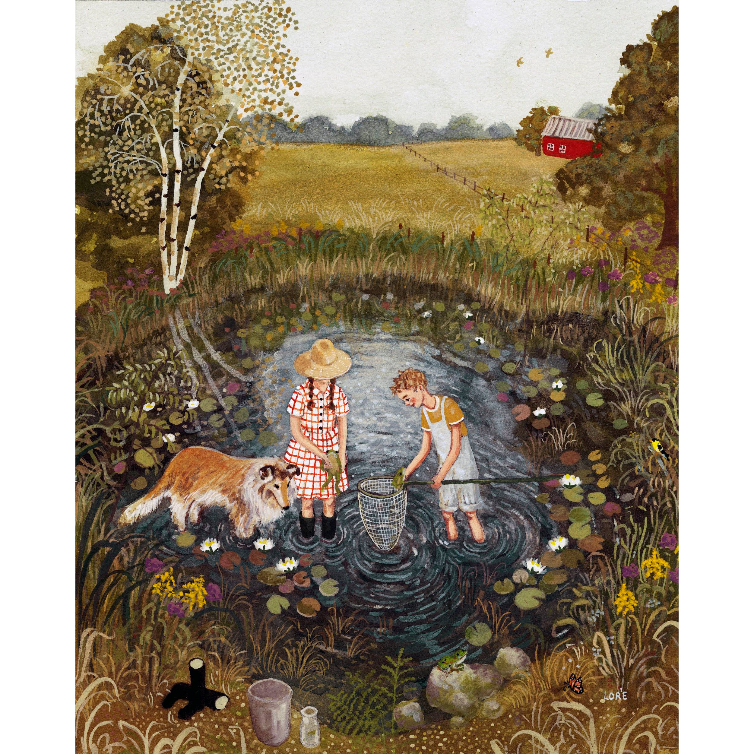 Dog Days Art Print
