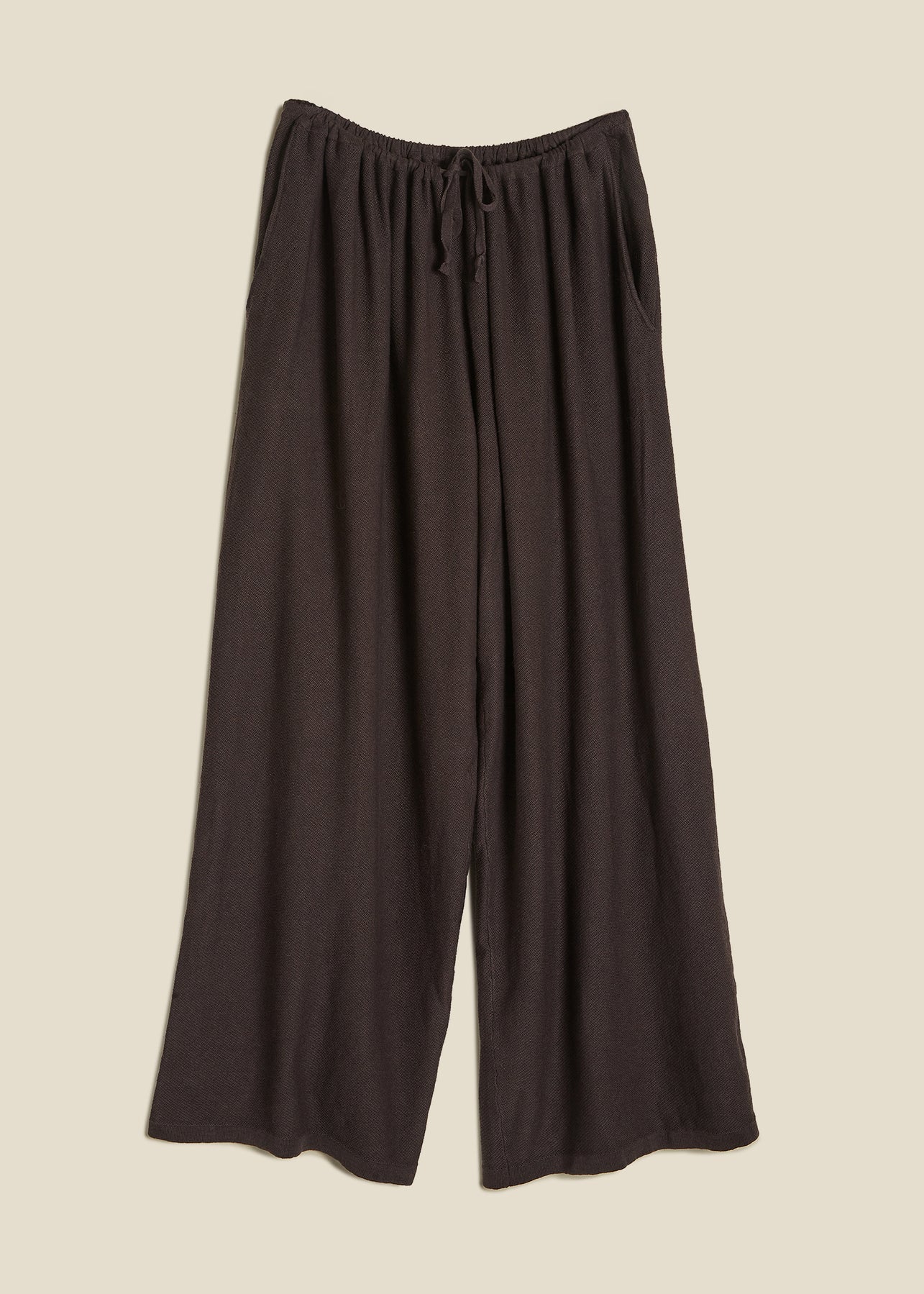 Misu Linen Wide Leg Pants Espresso