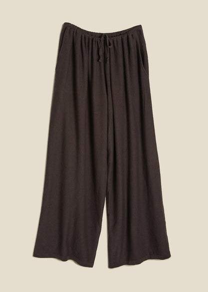Misu Linen Wide Leg Pants Espresso