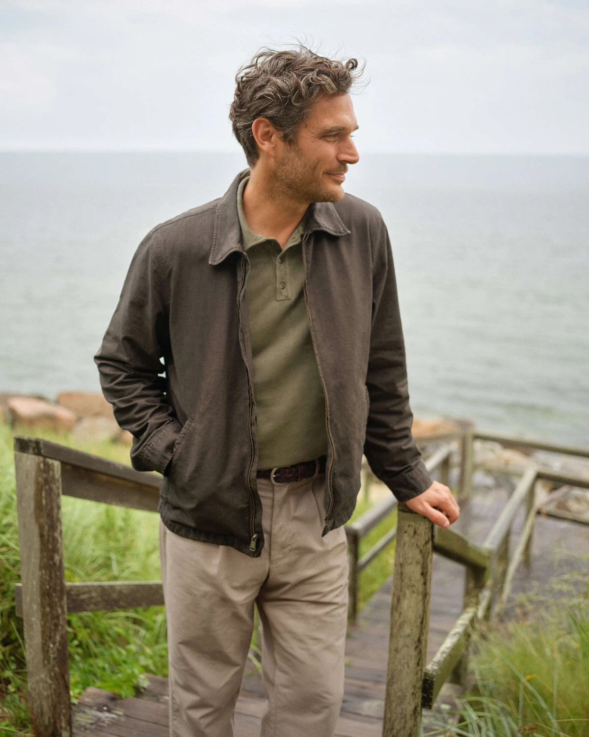 Pac Flannel Zip Jacket - Juniper