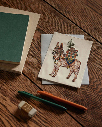 Christmas Donkey Card