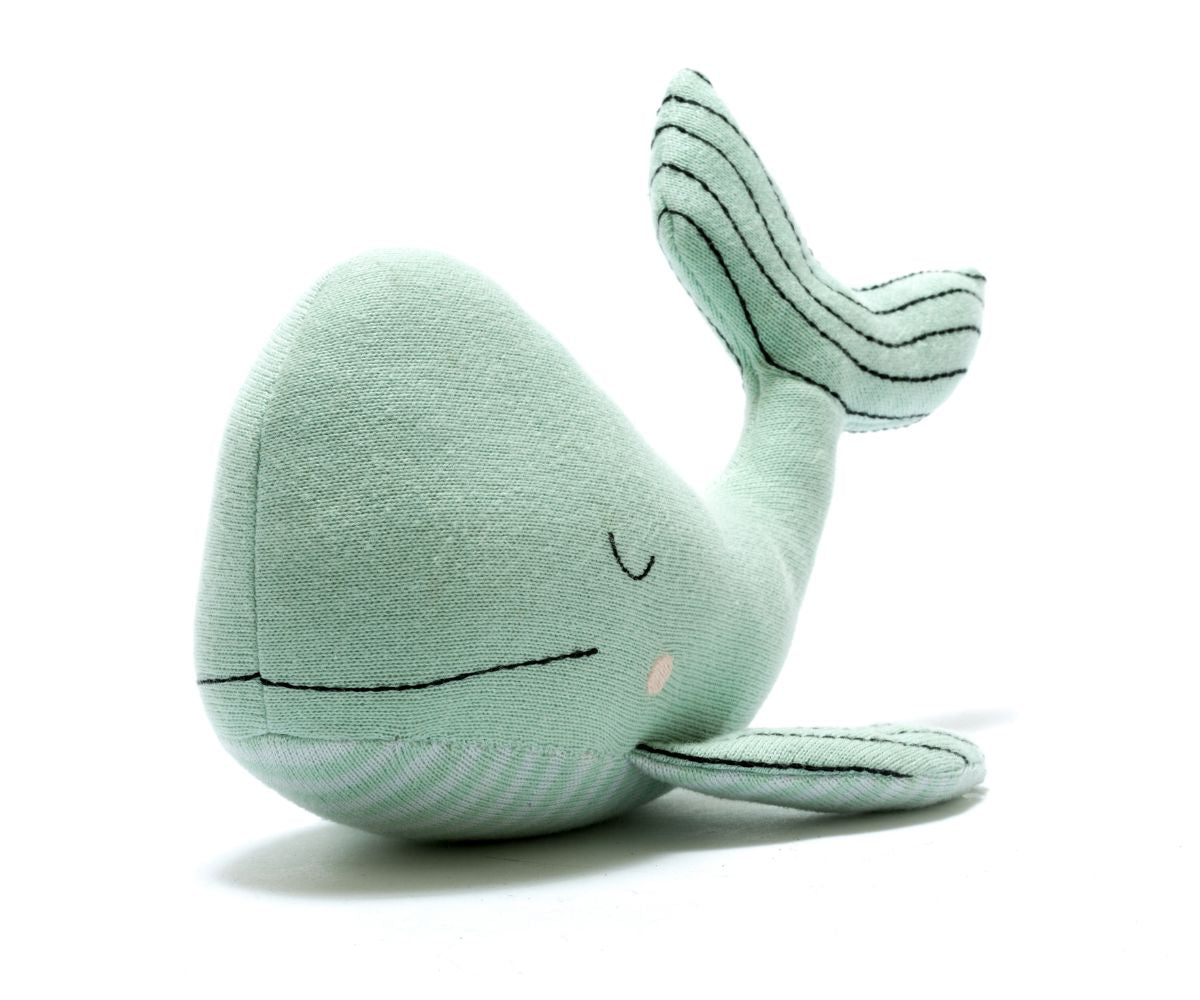 Sea Green Whale Plush Toy