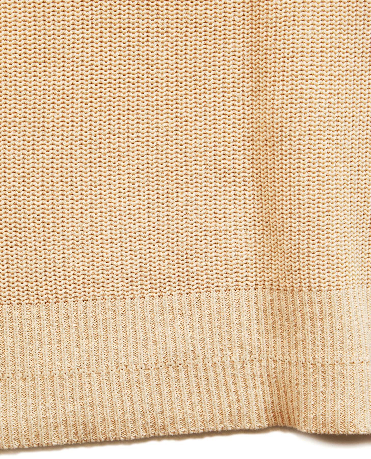 Romy Ribbed Crew Creme