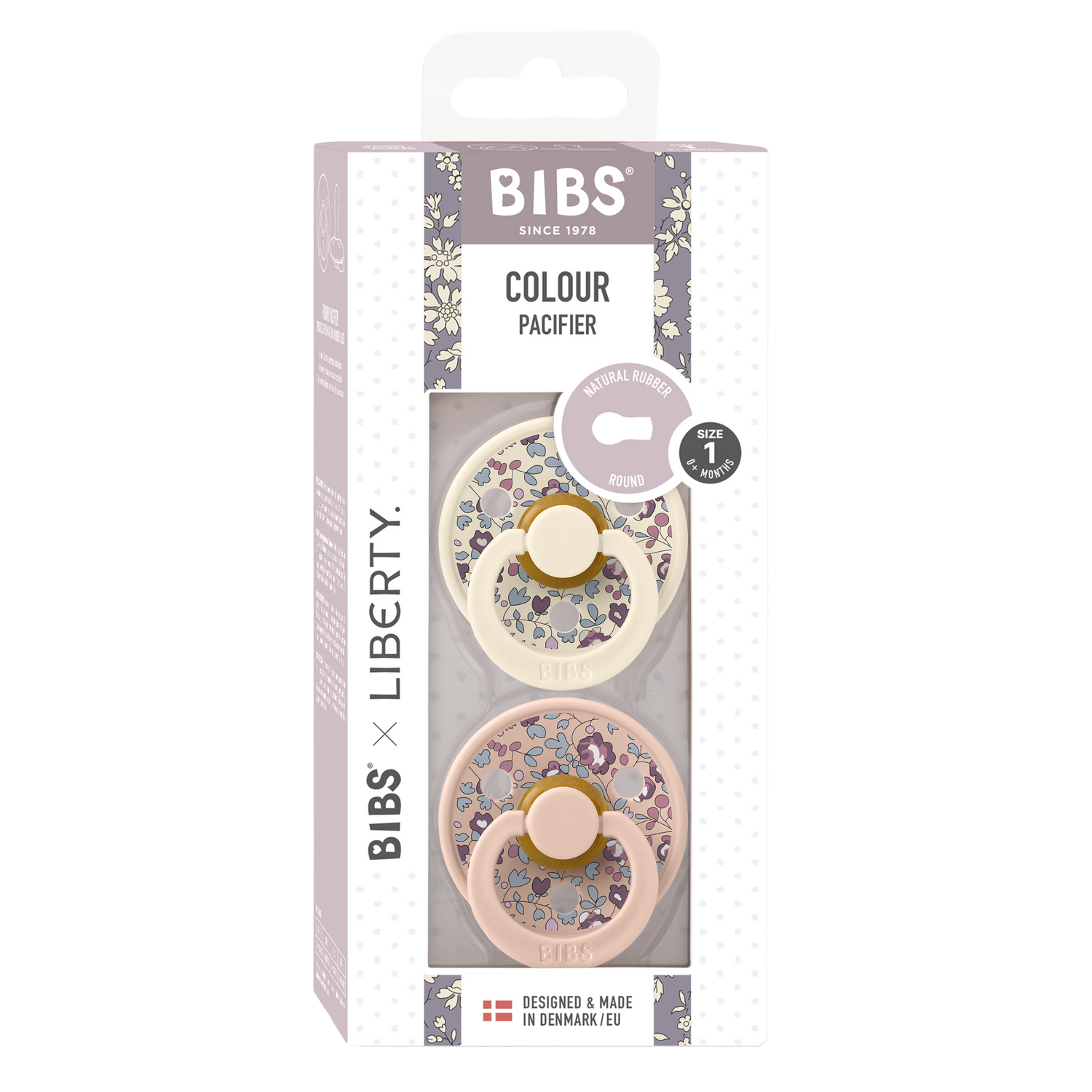 Bibs Pacifier x Liberty 2 Pack Eloise - Blush Mix