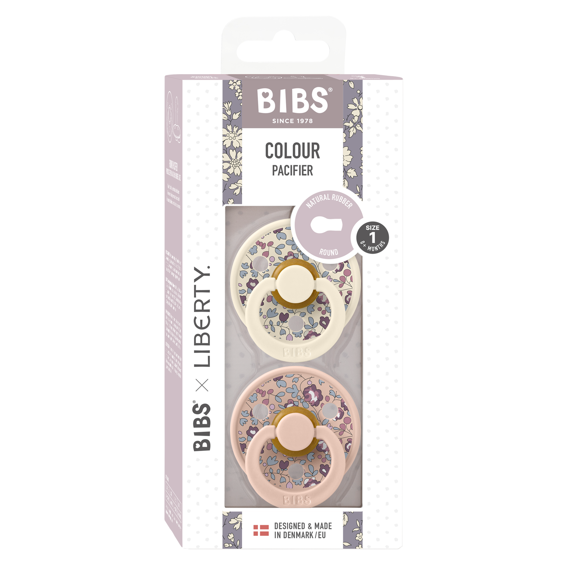 Bibs Pacifier x Liberty 2 Pack Eloise - Blush Mix