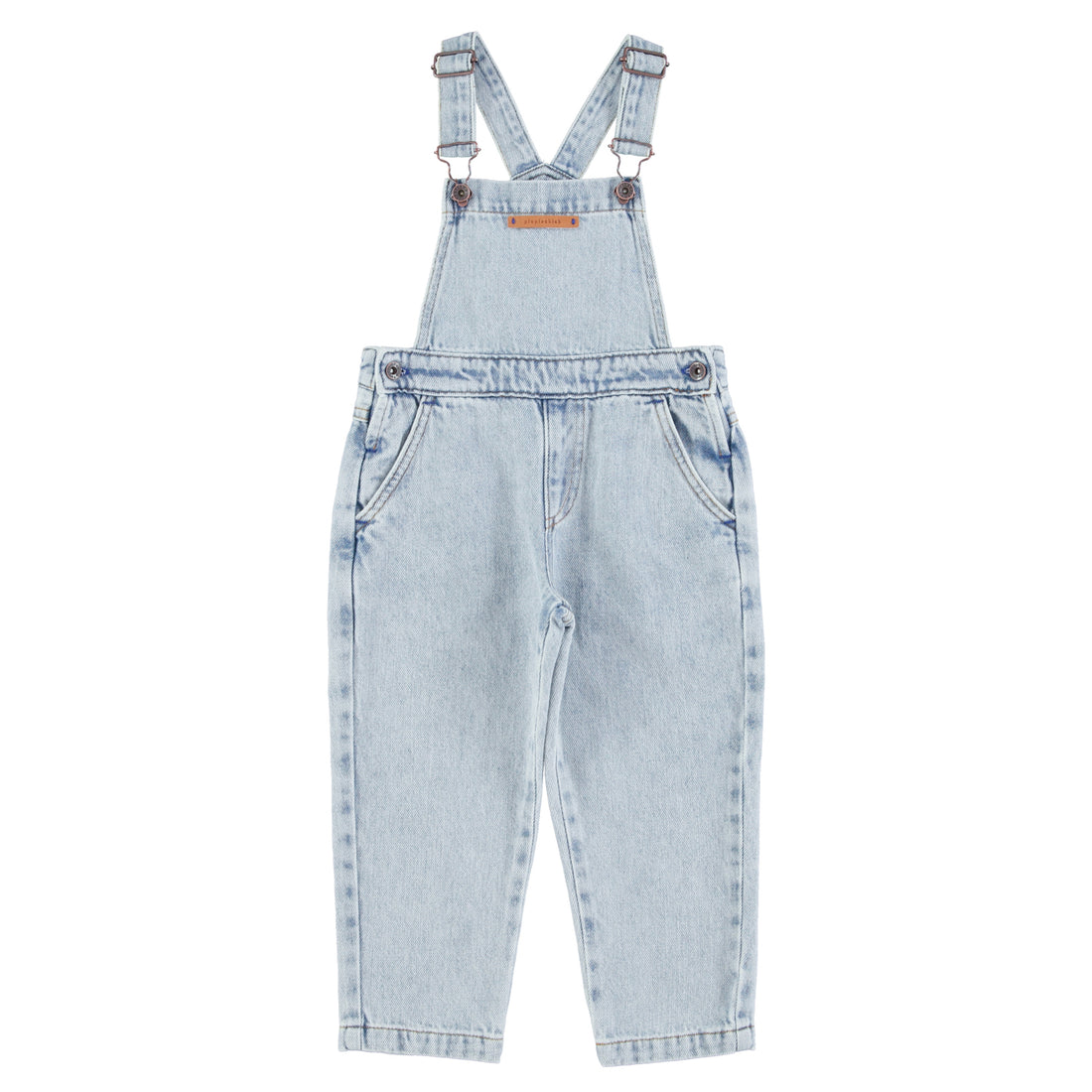 Dungarees | Washed Blue Denim