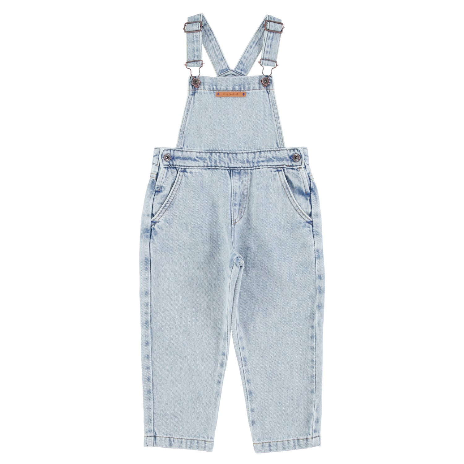 Dungarees | Washed Blue Denim
