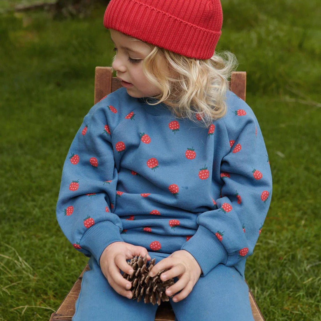 Raspberry Blue Sweater &amp; Leggings Baby Set