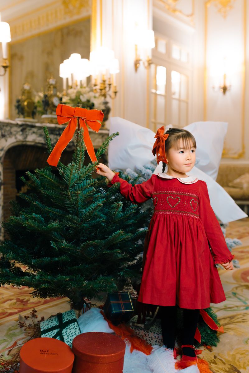 Sarah Ruby Smocked Dress