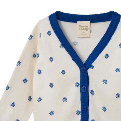 Light Cotton Knit Baby Cardigan